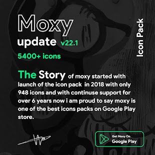 Moxy Icon Pack Captura de pantalla