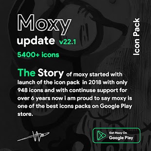 Moxy Icon Pack Capture d'écran