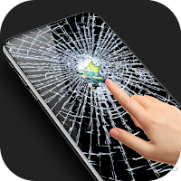 Разбитый экран (пранки) стекло приложения - prank