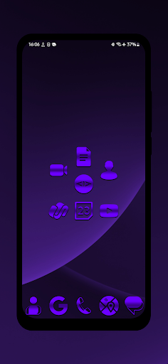 Screenshot of Purple Fused Metal Icon Pack
