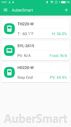 Android application AuberSmart screenshort