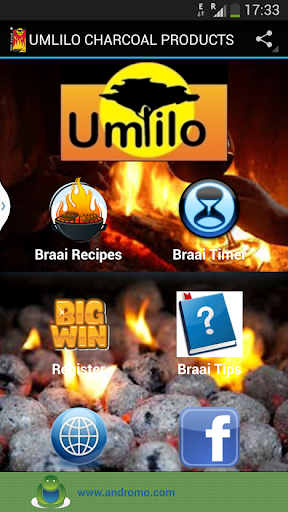 Android application Umlilo Charcoal Products screenshort