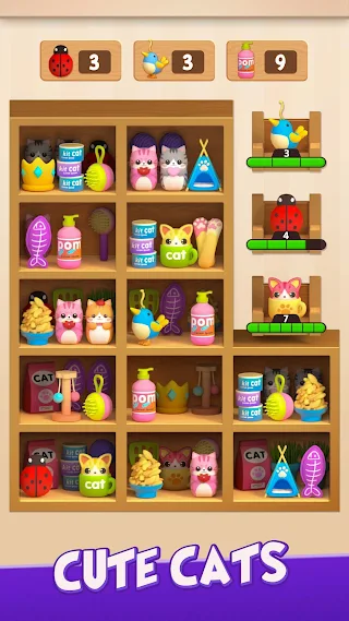 Goods Triple - Cat Sort - Screenshot 3
