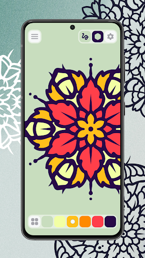 Coloring Mandala Screen 3