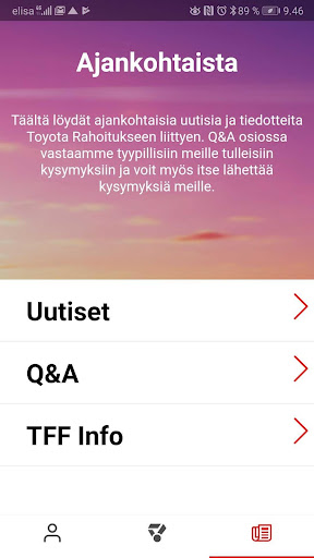 Android application TFF App screenshort