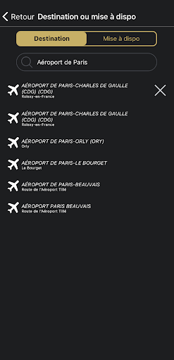 Android application LE PONCTUEL screenshort