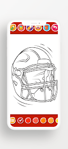 NFL GAME COLORING BOOK