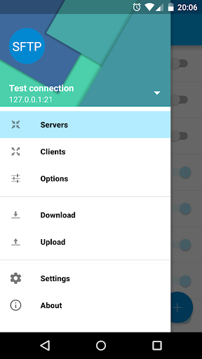 Android application CAM Manager (beta) screenshort