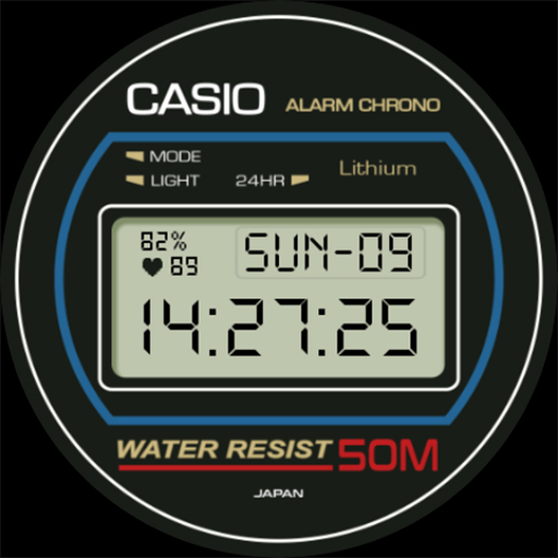 Casio Digital watch face Logo