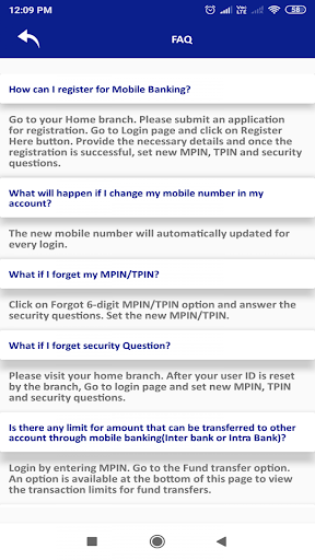 Android application UTGB Mobile Banking screenshort