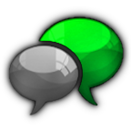 Immagine dell'icona GO SMS Kiwi Cobalt Theme