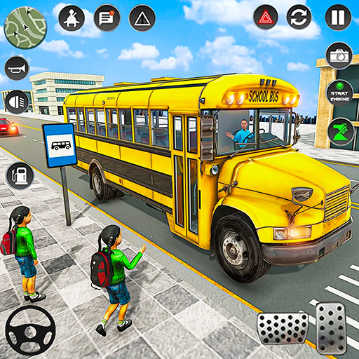 City School Bus Driving Sim:3D 1.12 Icon