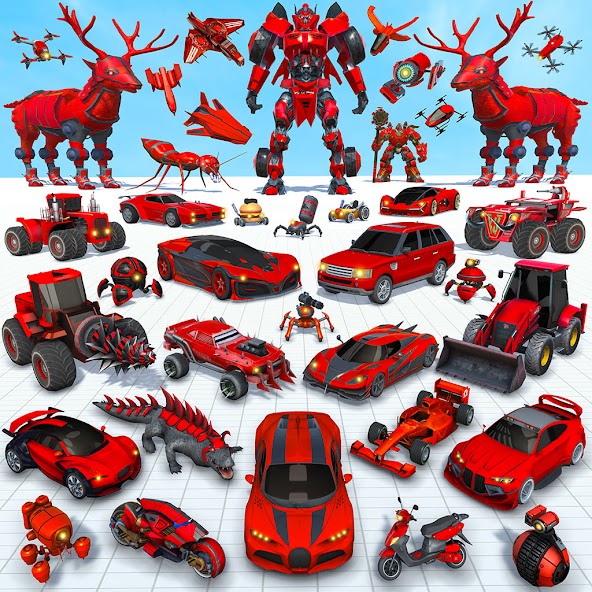 Deer Robot Car Game-Robot Game banner