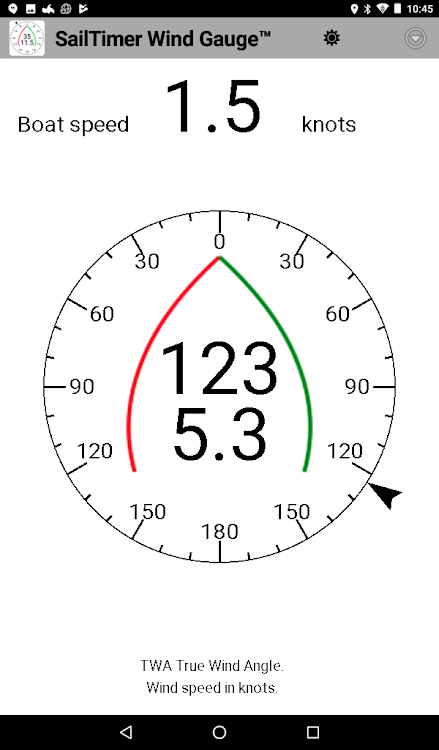 SailTimer Wind Gauge™ - New - (Android)