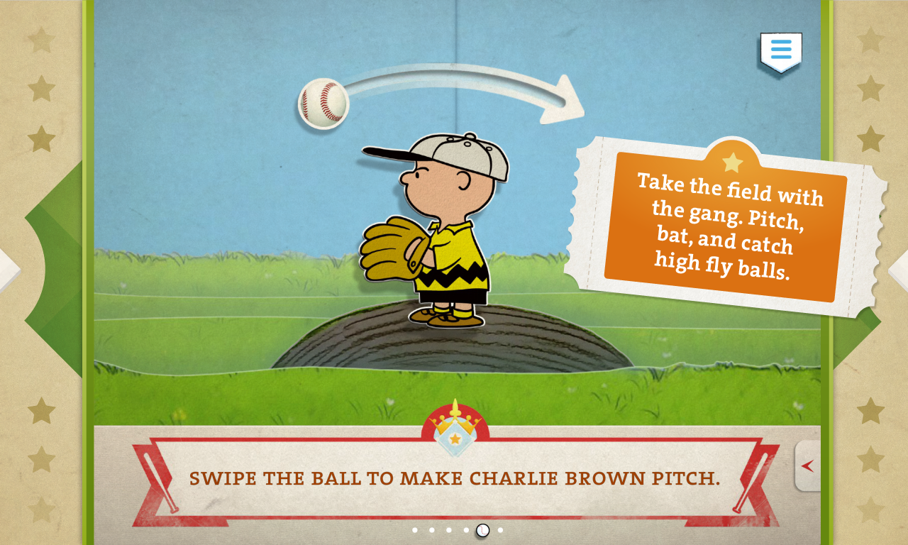 Android application Charlie Brown's All Stars! screenshort