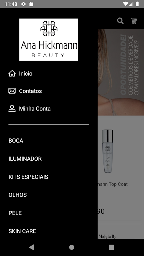 Android application Ana Hickmann Beauty screenshort