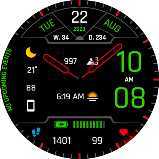 WR 008 Hybrid Watch Face logo