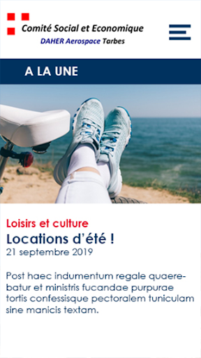 My CSE Tarbes Screen 2