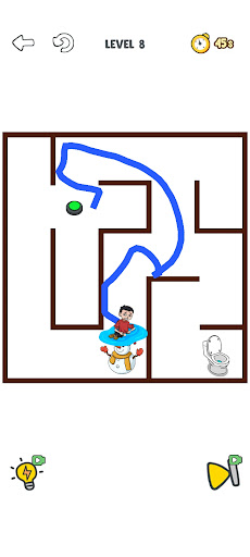 Toilet Maze: Rush to Pee Screen 2