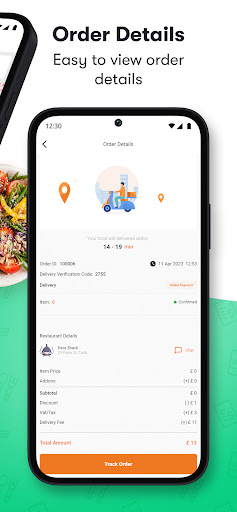 Eyepa:Food Delivery Screen 3