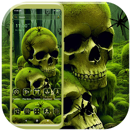 Kuvake-kuva Swamp Skull Green Theme