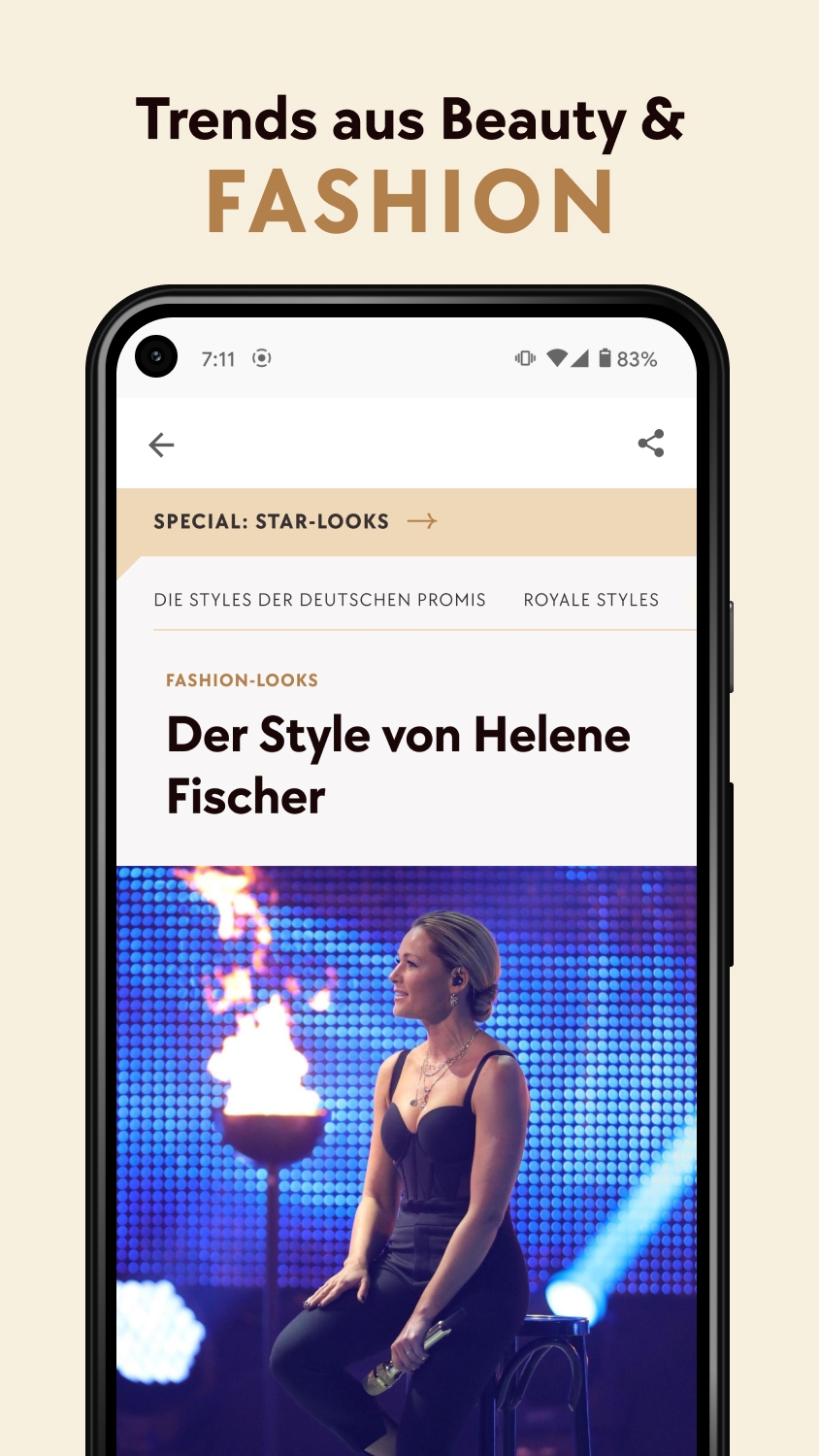 Android application Gala screenshort