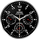 Watch Face Black Real Analog
