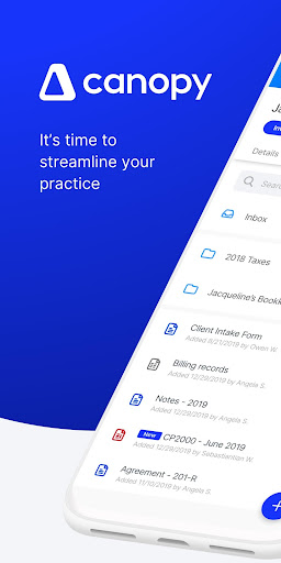 Android application Canopy screenshort