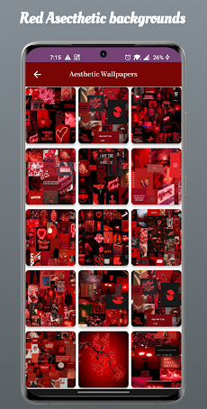 Red Asecthetic wallpapersのおすすめ画像2
