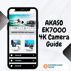 AKASO EK7000 4K Camera Guide
