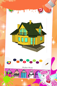 House Coloring Book