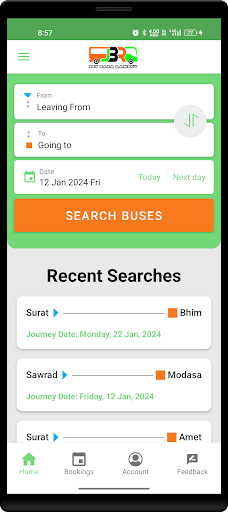 Android application Jay Baba Ramdev Travels screenshort