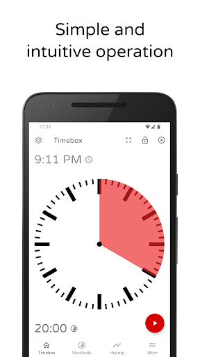 Android application Timebox Timer screenshort
