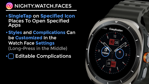 Night 73 - watch face screenshot 16