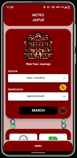 Android application Jaipur Metro Offline screenshort