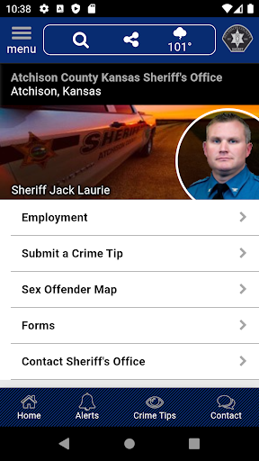Android application Atchison County KS Sheriff screenshort