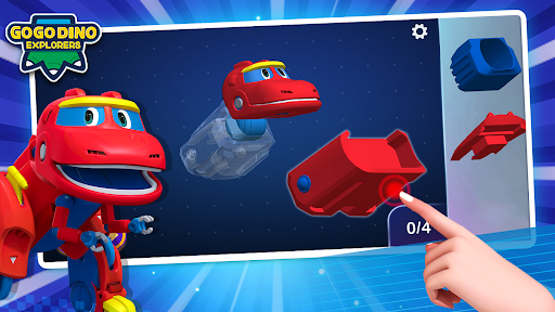 Android application GoGo Dino Robot screenshort