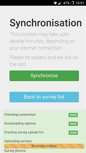 Android application Notus screenshort
