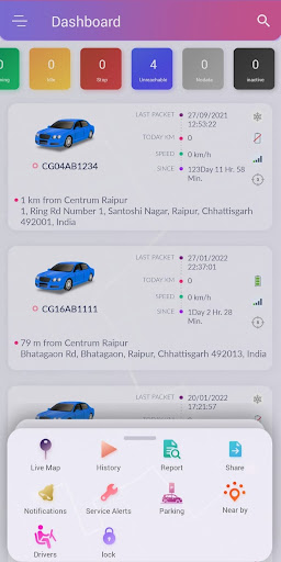TrackoLet Screen 2