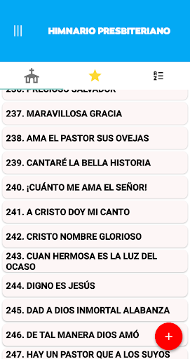 Android application Himnario Presbiteriano screenshort