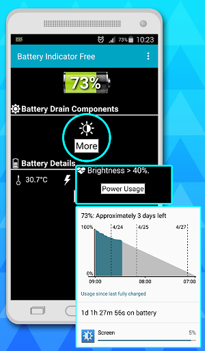 battery indicator Screen 2