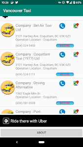 Vancouver Taxi App