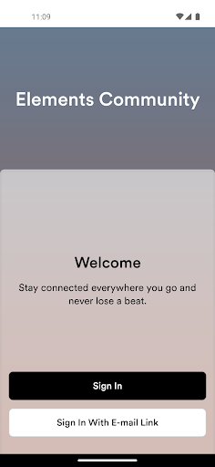 Android application Elements Community screenshort