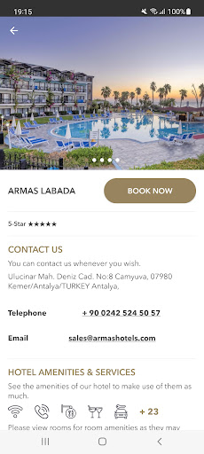 Armas Hotels Screen 3