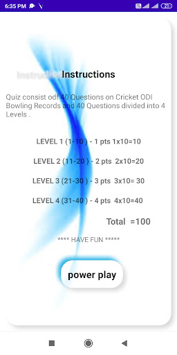 CRICKET ODI BOWLING RECORDS Screen 2