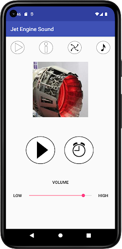 Android application Jet Engine Sound screenshort
