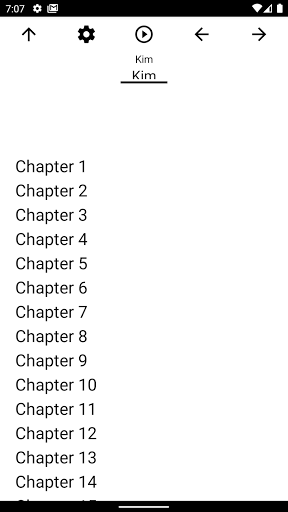 Android application Book, Kim screenshort