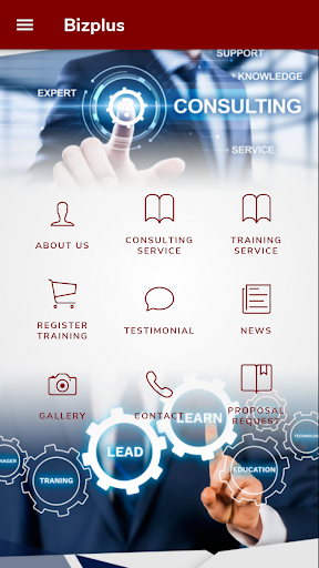 Android application Bizplus screenshort