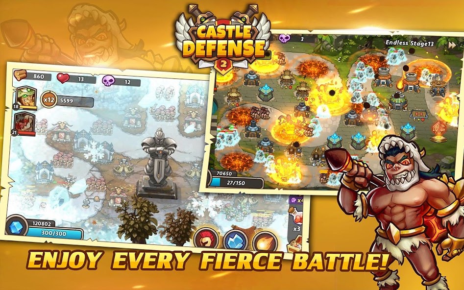 Castle Defense 2 3.2.2 APK + Mod (Paid for free / Unlimited money / Free purchase / Unlocked / Invincible) for Android