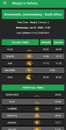 Taqweem Screen 3
